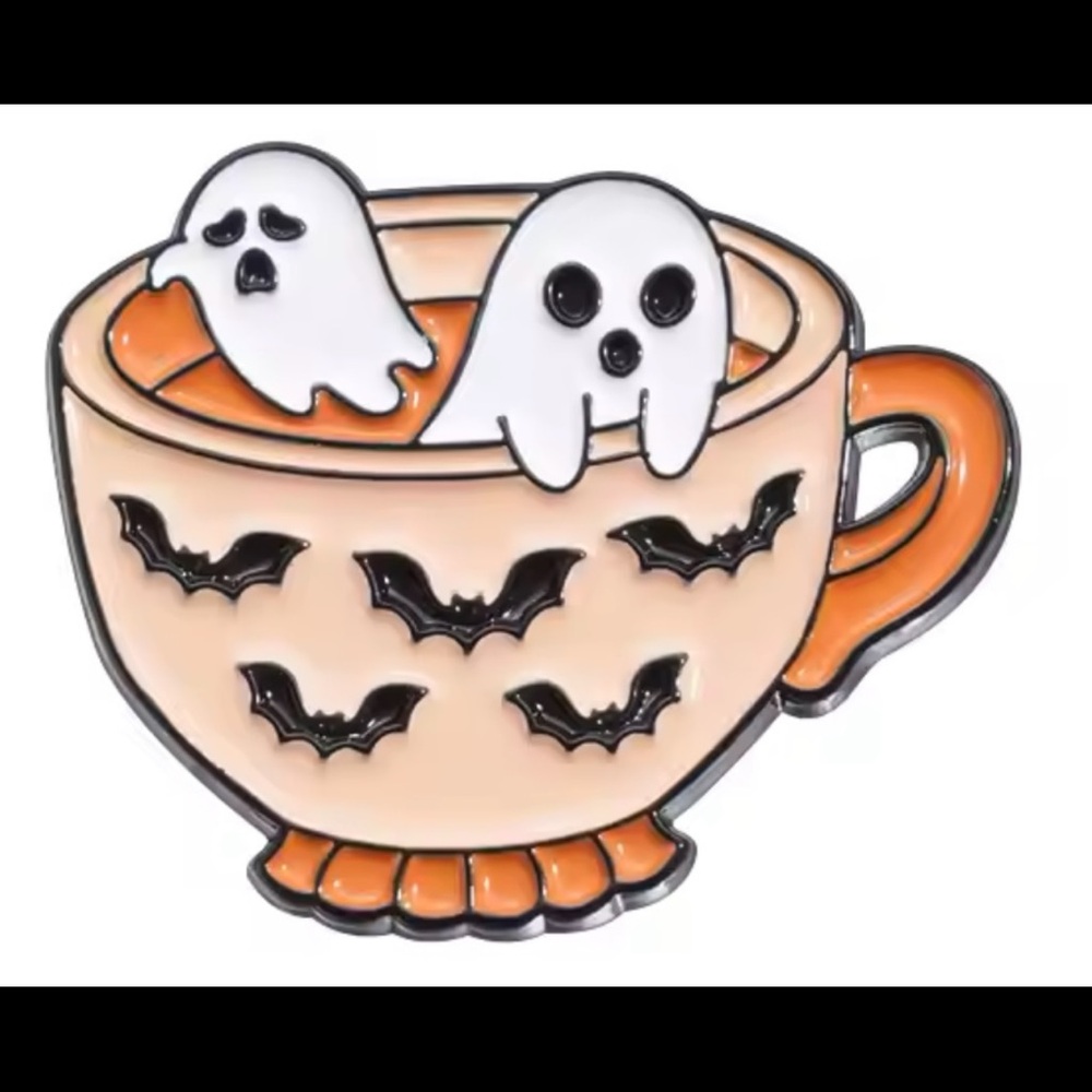 $3 HALLOWEEN PIN/BROOCH. ENAMEL/METAL. NEW. $3 WITH ANY $10 ORDER OR MORE - Picture 5 of 16